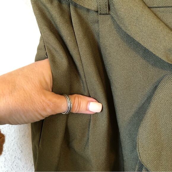 Forever 21 Olive Wide Leg Pants - Picture 2 of 11